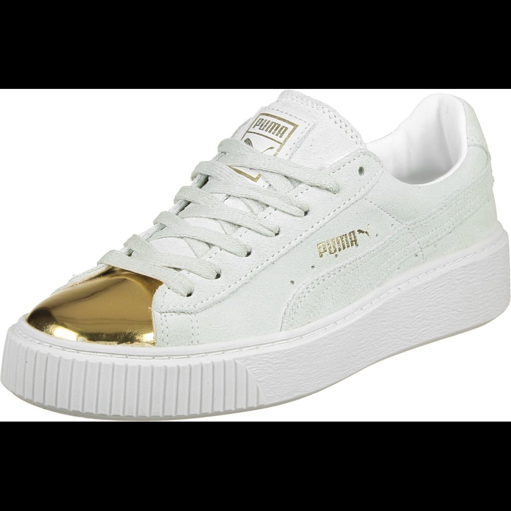 Tan Puma Suede